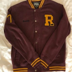 Vintage Roots bomber sweater (S)